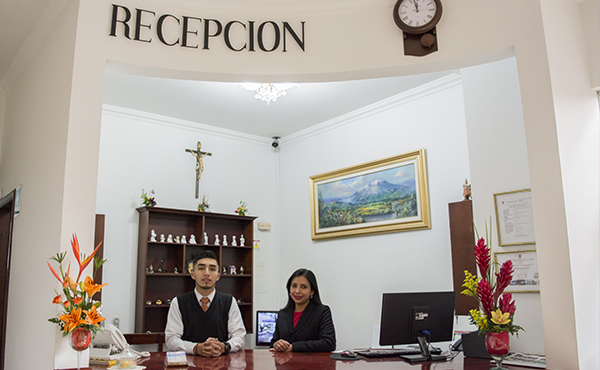 El hotel está situado a 5 minutos del centro histórico de Pasto